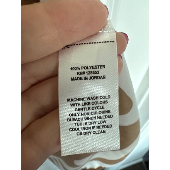 NWT Calypso St. Barth Tropical Print Tiered Maxi Skirt, L - Picture 6 of 6